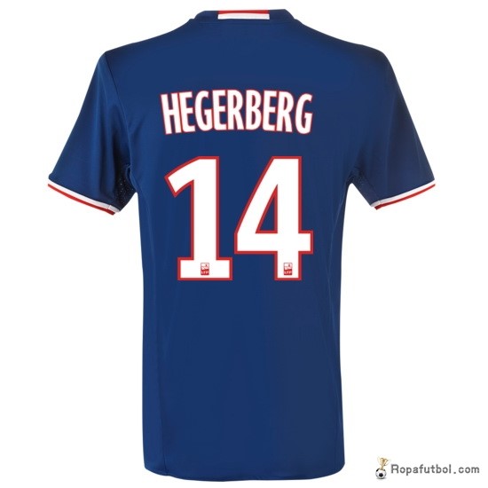 Camiseta Lyon Replica Segunda Ropa Hegerberg 2016/17 Azul